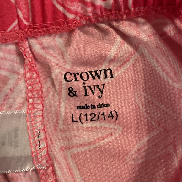 Crown & Ivy Starfish Pattern Girls Size Large 12-14. EUC - Picture 6 of 7